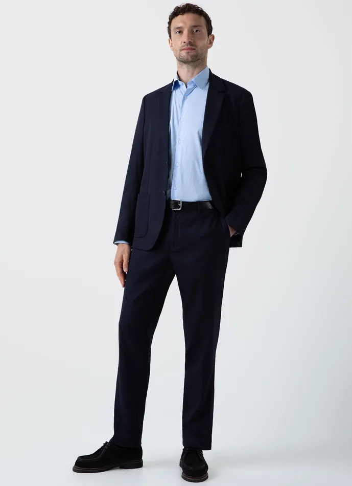 Cotton Stretch Shirt Light Blue Shirts ussunspel Men Cotton Stretch Shirt Light Blue Shirts ussunspel Men