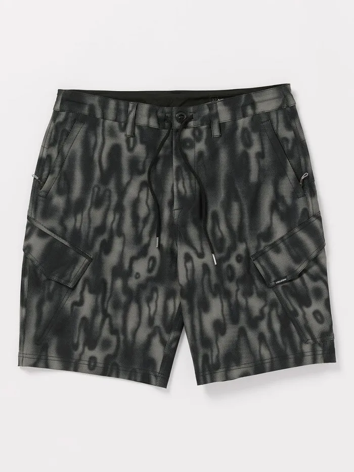 Country Days Hybrid Shorts 8211 Asphalt Black Mens Volcom Hiking