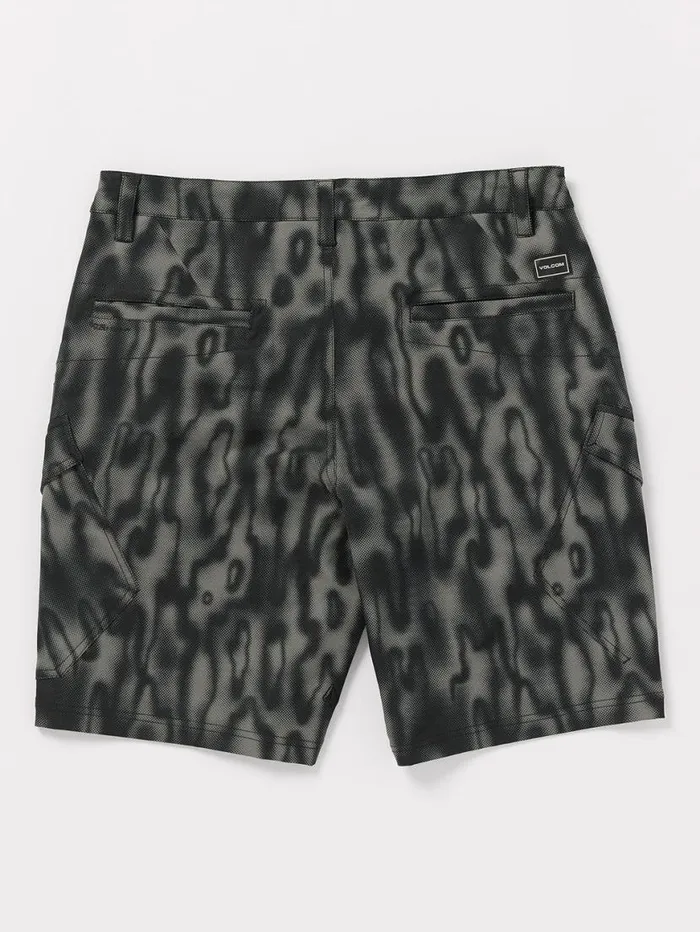 Country Days Hybrid Shorts 8211 Asphalt Black Mens Volcom Hiking