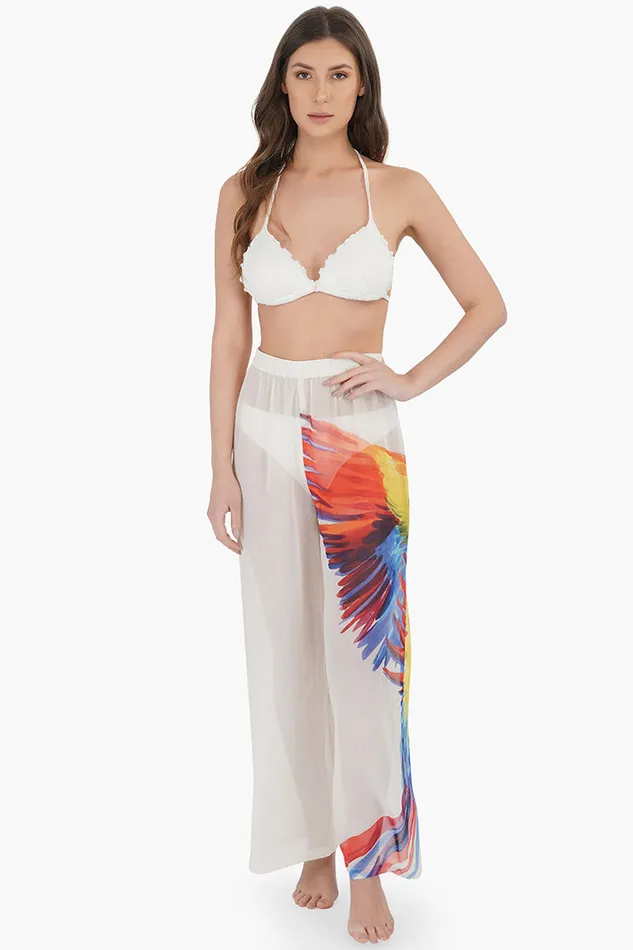 Coverups Parrot in Paradise Beach Cover Up Pants America and Beyond Women