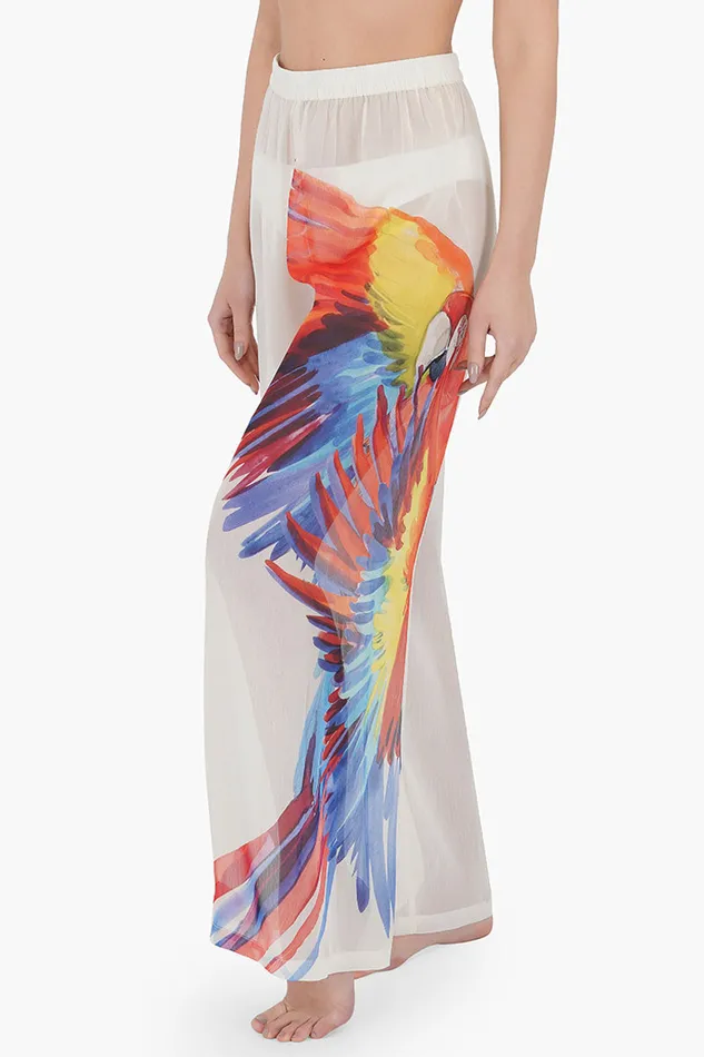 Coverups Parrot in Paradise Beach Cover Up Pants America and Beyond Women
