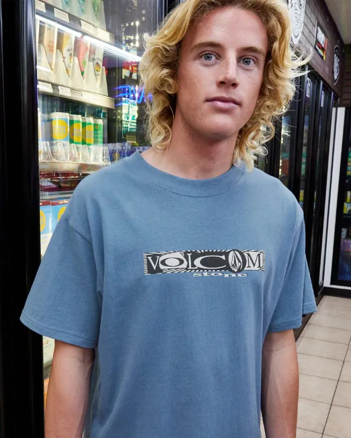 Critter Short Sleeve Tee 8211 Blueberry Mens Volcom TShirts and Tanks