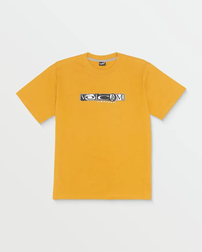Critter Short Sleeve Tee 8211 Old Gold Mens Volcom TShirts and Tanks