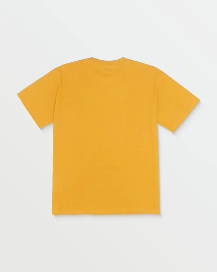 Critter Short Sleeve Tee 8211 Old Gold Mens Volcom TShirts and Tanks
