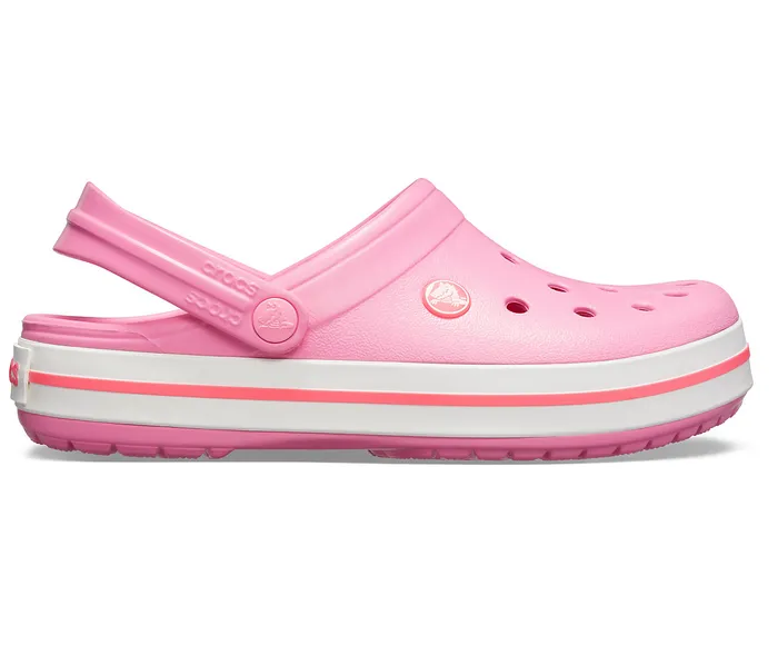 Crocband Clog Pink Lemonade White Clogs Crocs WomenMen