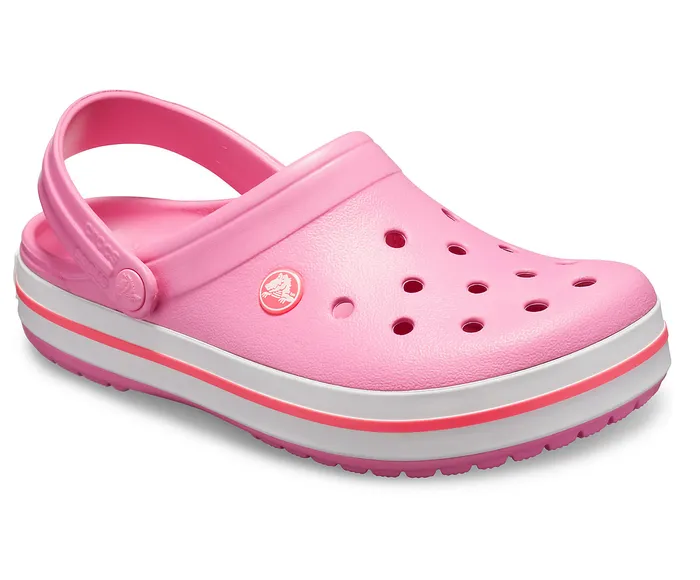 Crocband Clog Pink Lemonade White Clogs Crocs WomenMen