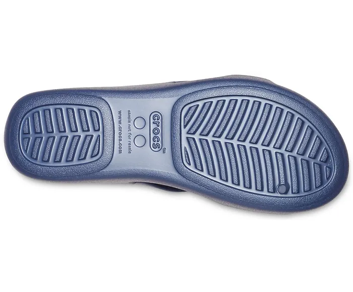 Crocs Monterey Strappy Wedge Navy Women Wedges Crocs