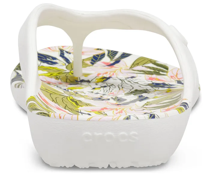 Crocs Sandals Women Kadee II Vera Bradley Flip White