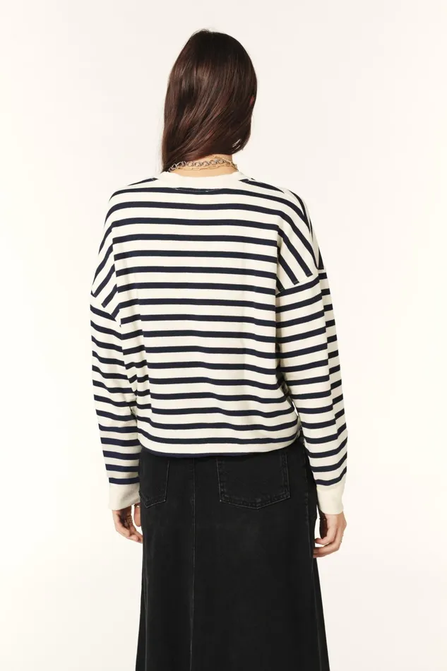 Cropped Sweatshirt Benjamin Red Women Baandsh Sweaters and Cardigans