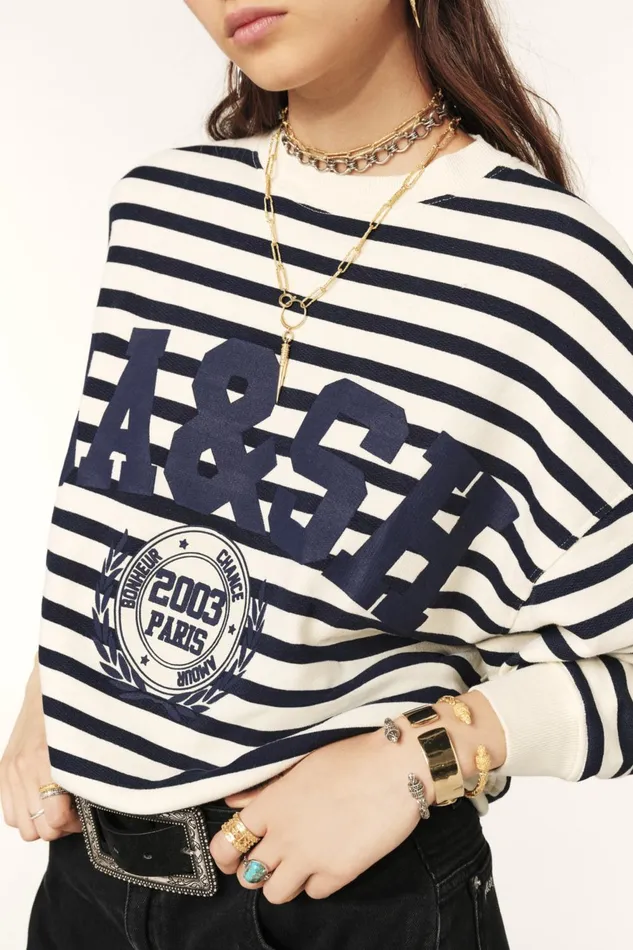 Cropped Sweatshirt Benjamin Red Women Baandsh Sweaters and Cardigans