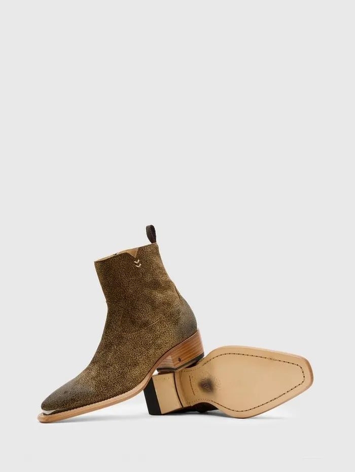 CROSBY ZIP BOOT Lt Caramel Men John Varvatos Leather Boots