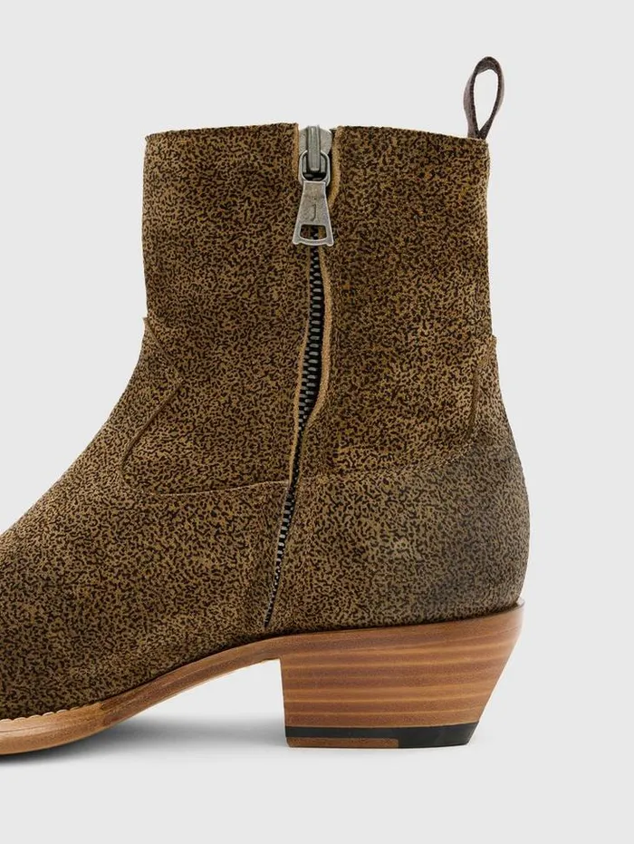CROSBY ZIP BOOT Lt Caramel Men John Varvatos Leather Boots