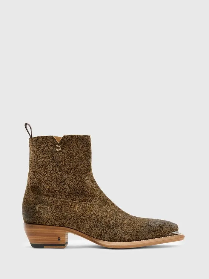 CROSBY ZIP BOOT Lt Caramel Men John Varvatos Leather Boots