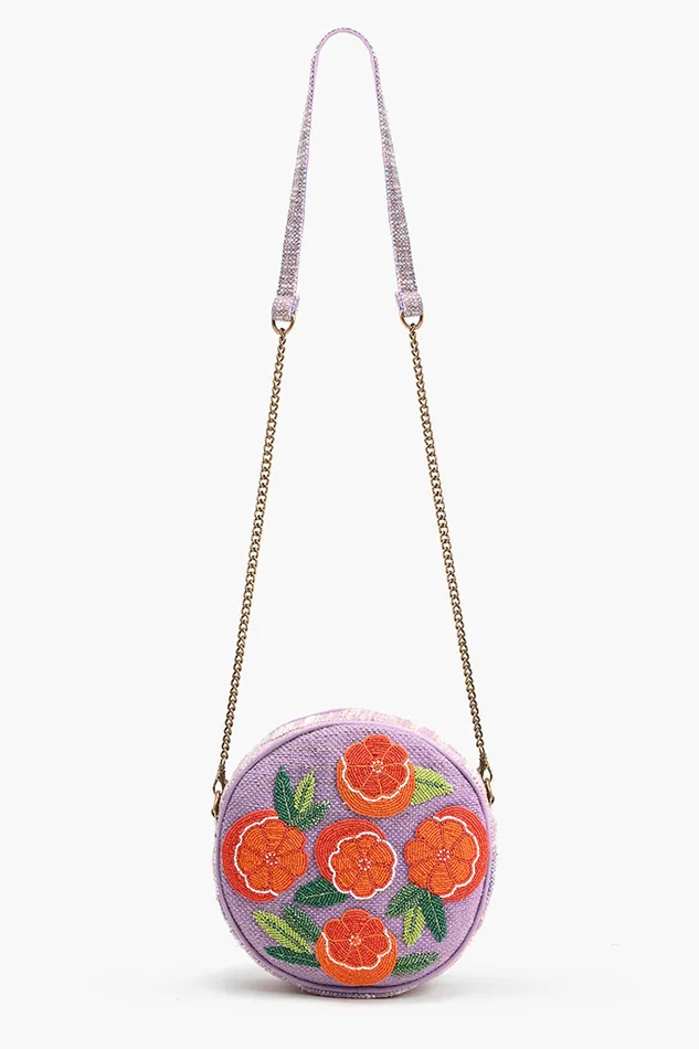 Crossbody Bags Women America and Beyond Florida Lavendar Crossbody Bag