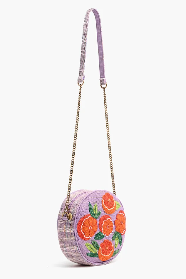 Crossbody Bags Women America and Beyond Florida Lavendar Crossbody Bag