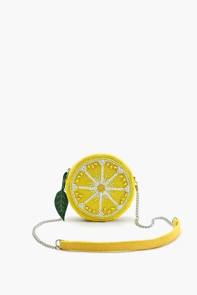 Crossbody Bags Women America and Beyond Make Lemonade Round Crossbody Bag