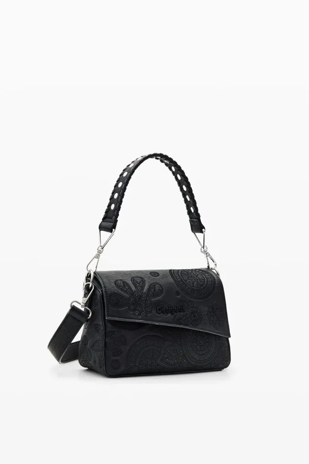 Crossbody Bags Women Desigual S Embroidered Studs Bag Black