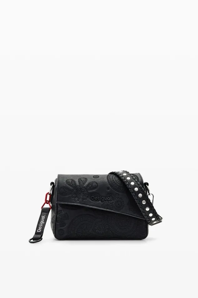 Crossbody Bags Women Desigual S Embroidered Studs Bag Black