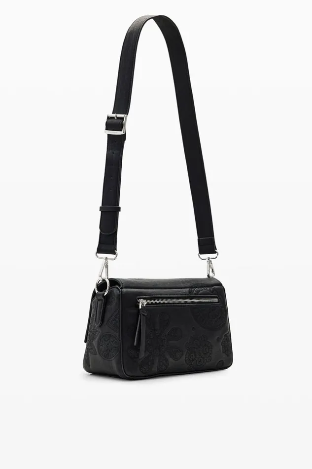 Crossbody Bags Women Desigual S Embroidered Studs Bag Black