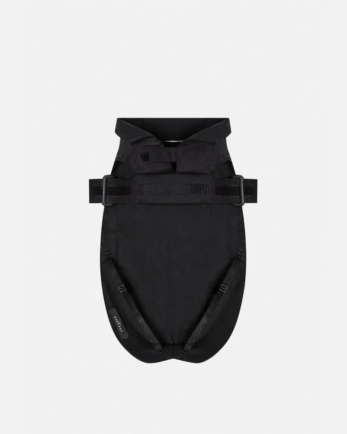 Crystal Medusa Small Pet Raincoat Black Home and Lifestyle Versace Pet Accessories