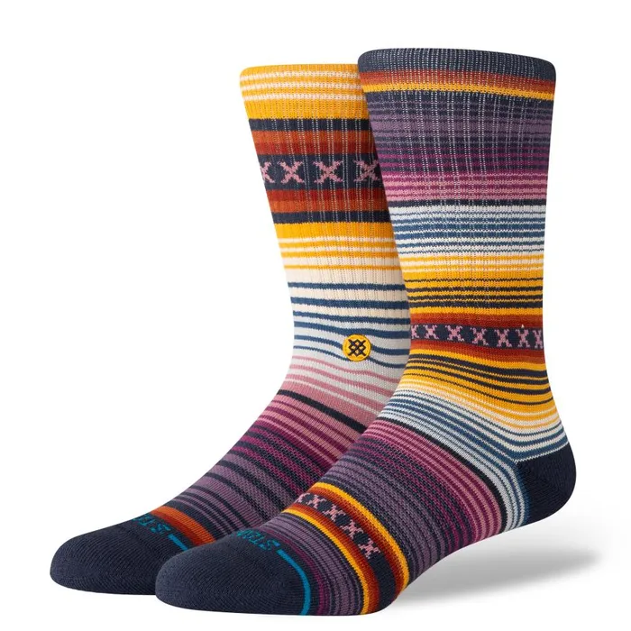Curren Crew Socks Grape MenWomen Stance Crew