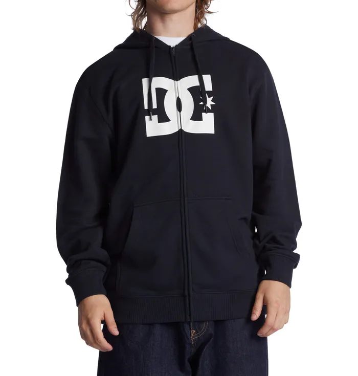 DC Star ZipUp Hoodie black Men Sweatshirts and Hoodies DC Shoes