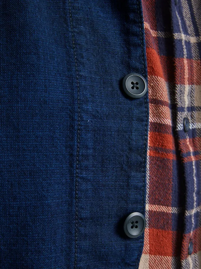 Denim Jackets JACK and JONES Mens LUCAS AKM 370 DENIM JACKET Blue Blue Denim
