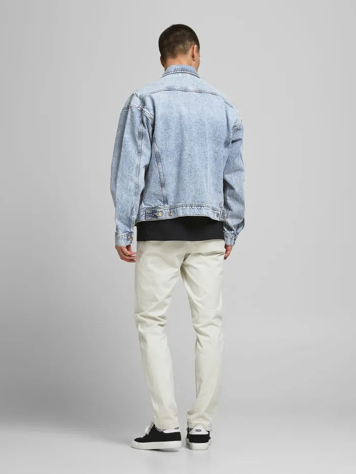 Denim Jackets JACK and JONES Mens OVERSIZED COTTONTWILL DENIM JACKET Blue Blue Denim