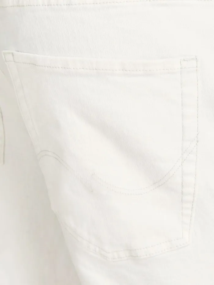 Denim Shorts JACK and JONES Mens RICK ORIGINAL AGI 199 50SPS DENIM SHORTS White White Denim Online