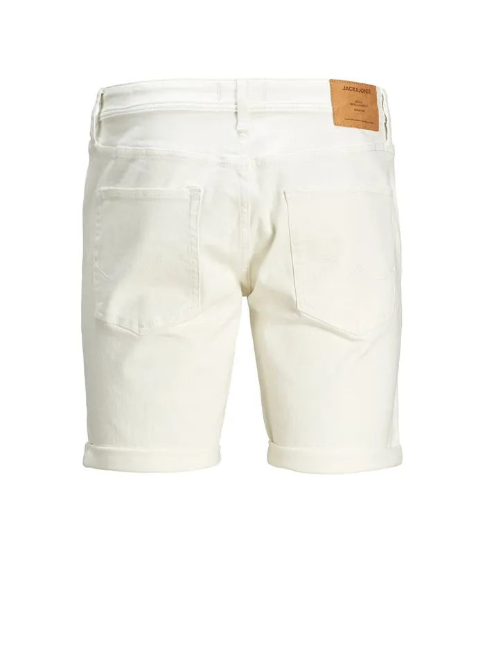 Denim Shorts JACK and JONES Mens RICK ORIGINAL AGI 199 50SPS DENIM SHORTS White White Denim Online
