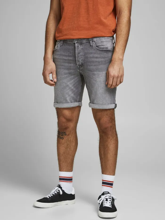Denim Shorts JACK and JONES Mens RICK ORIGINAL NA 039 DENIM SHORTS Grey Grey Denim For Sale Denim Shorts JACK and JONES Mens RICK ORIGINAL NA 039 DENIM SHORTS Grey Grey Denim For Sale