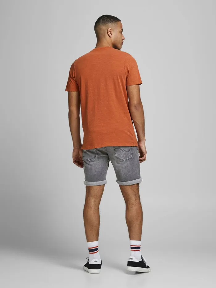 Denim Shorts JACK and JONES Mens RICK ORIGINAL NA 039 DENIM SHORTS Grey Grey Denim For Sale
