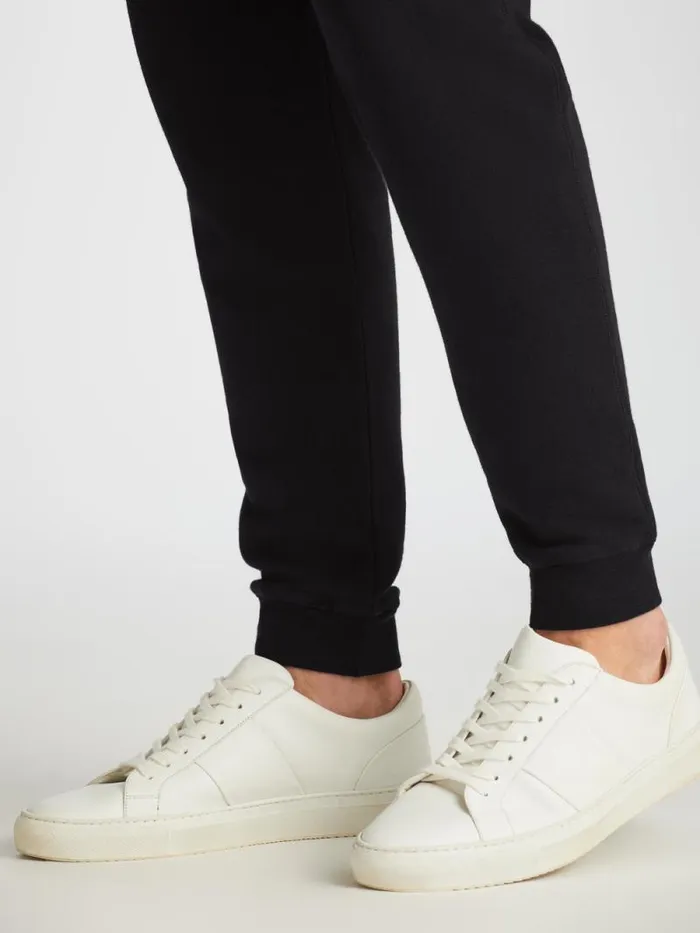Derek Rose Casual Pants Men Sweatpants Quinn Cotton Modal Black