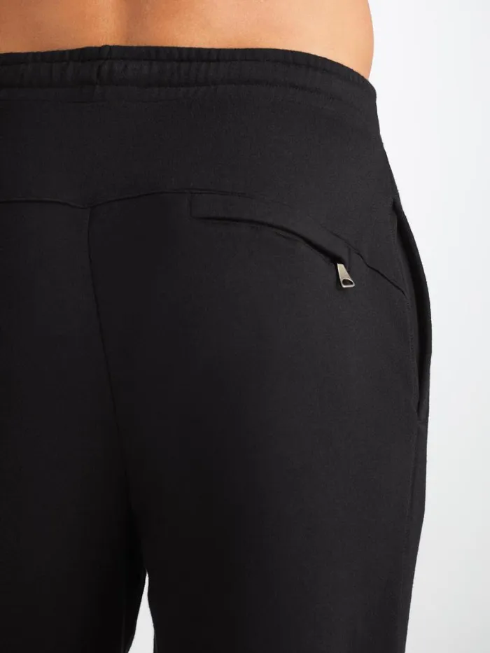 Derek Rose Casual Pants Men Sweatpants Quinn Cotton Modal Black