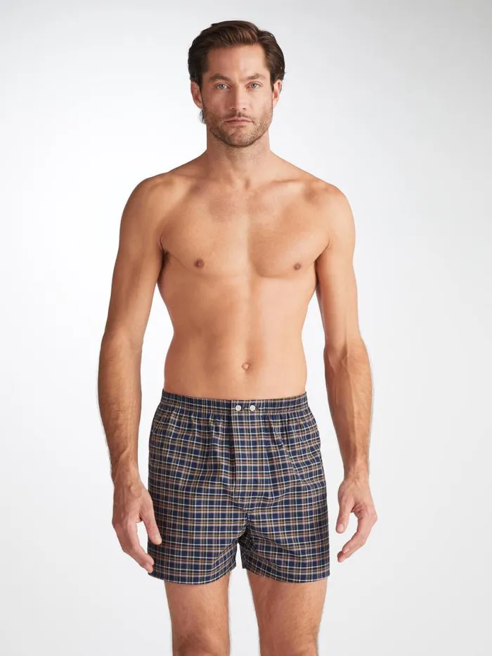 Derek Rose Classic Fit Boxer Shorts Men Classic Fit Boxers Barker 37 Cotton Navy Derek Rose Classic Fit Boxer Shorts Men Classic Fit Boxers Barker 37 Cotton Navy