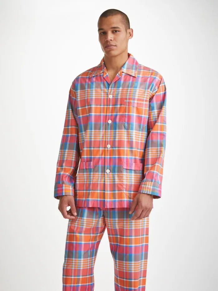Derek Rose Classic Fit Pajamas Men Classic Fit Pajamas Barker 36 Cotton Multi Derek Rose Classic Fit Pajamas Men Classic Fit Pajamas Barker 36 Cotton Multi