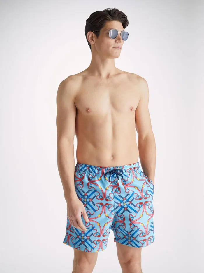 Derek Rose Classic Fit Swim Shorts Men Swim Shorts Maui 57 Multi