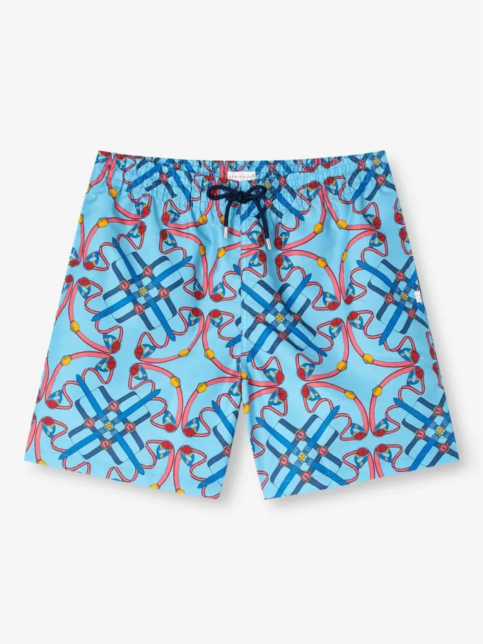 Derek Rose Classic Fit Swim Shorts Men Swim Shorts Maui 57 Multi