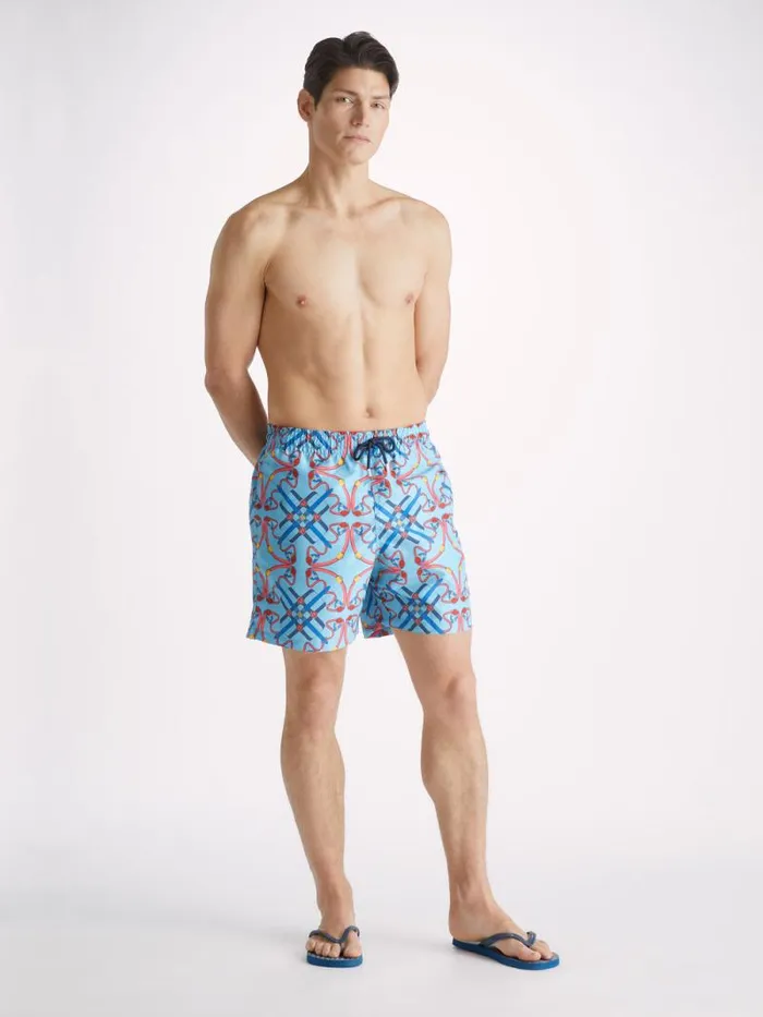Derek Rose Classic Fit Swim Shorts Men Swim Shorts Maui 57 Multi