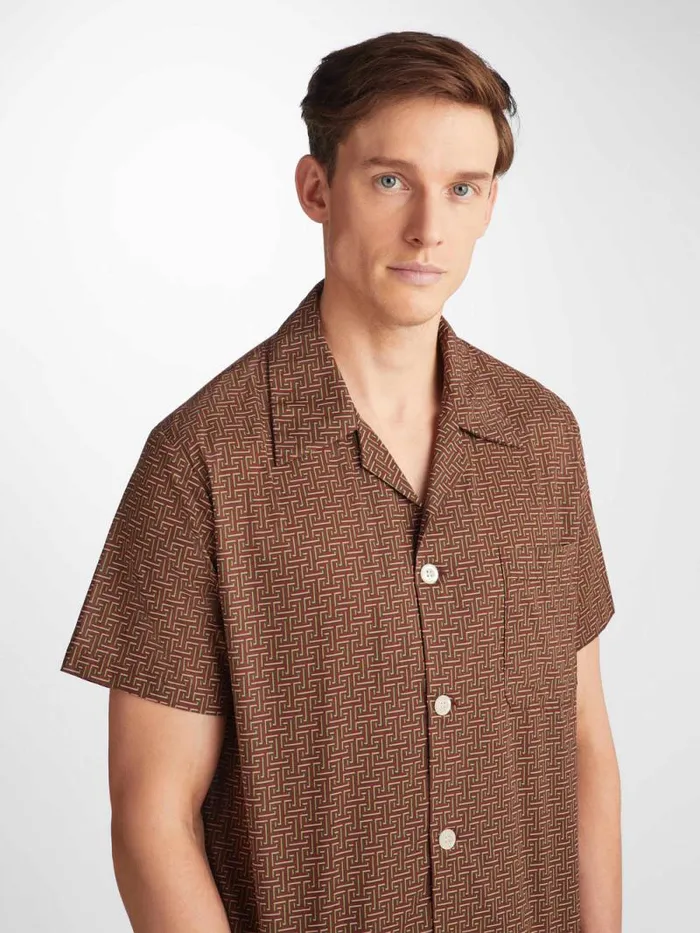 Derek Rose Cotton Pajamas Men Short Pajamas Ledbury 72 Cotton Batiste Burgundy Derek Rose Cotton Pajamas Men Short Pajamas Ledbury 72 Cotton Batiste Burgundy