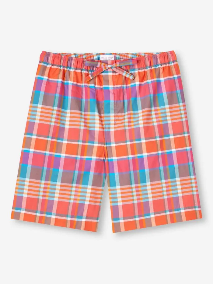 Derek Rose Lounge Shorts Men Lounge Shorts Barker 36 Cotton Multi