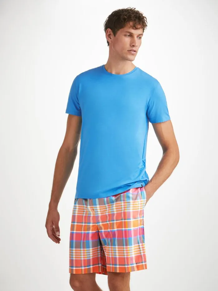 Derek Rose Lounge Shorts Men Lounge Shorts Barker 36 Cotton Multi