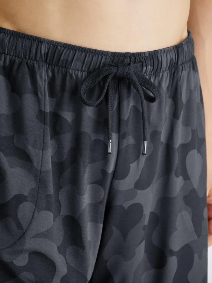 Derek Rose Lounge Shorts Men Lounge Shorts London 11 Micro Modal Black
