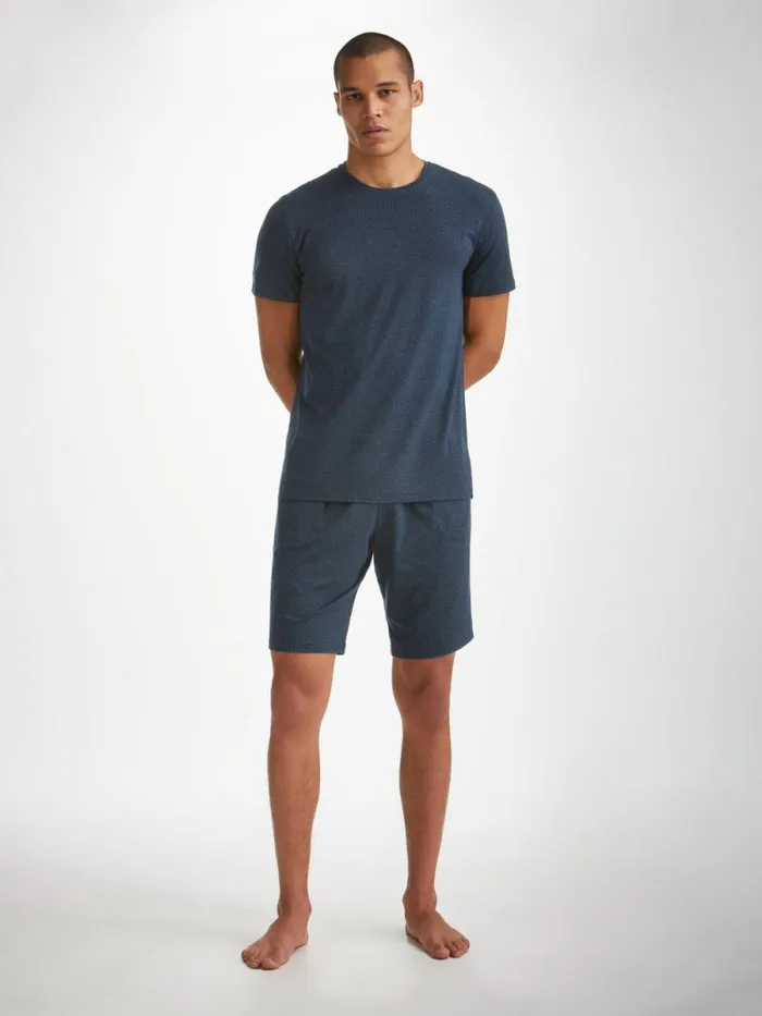 Derek Rose Lounge Shorts Men Lounge Shorts London 12 Micro Modal Navy