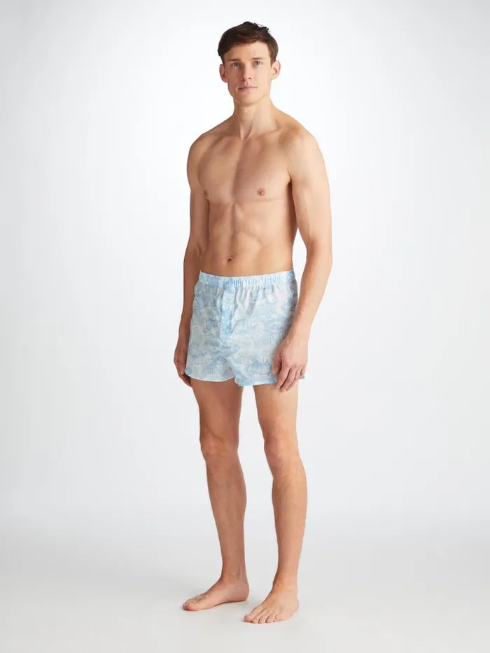 Derek Rose Modern Fit Boxer Shorts Men Modern Fit Boxers Ledbury 77 Cotton Batiste White