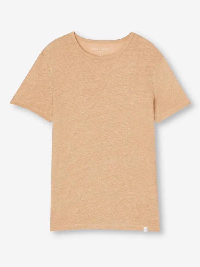 Derek Rose Short Sleeve TShirts Men TShirt Jordan Linen Sand