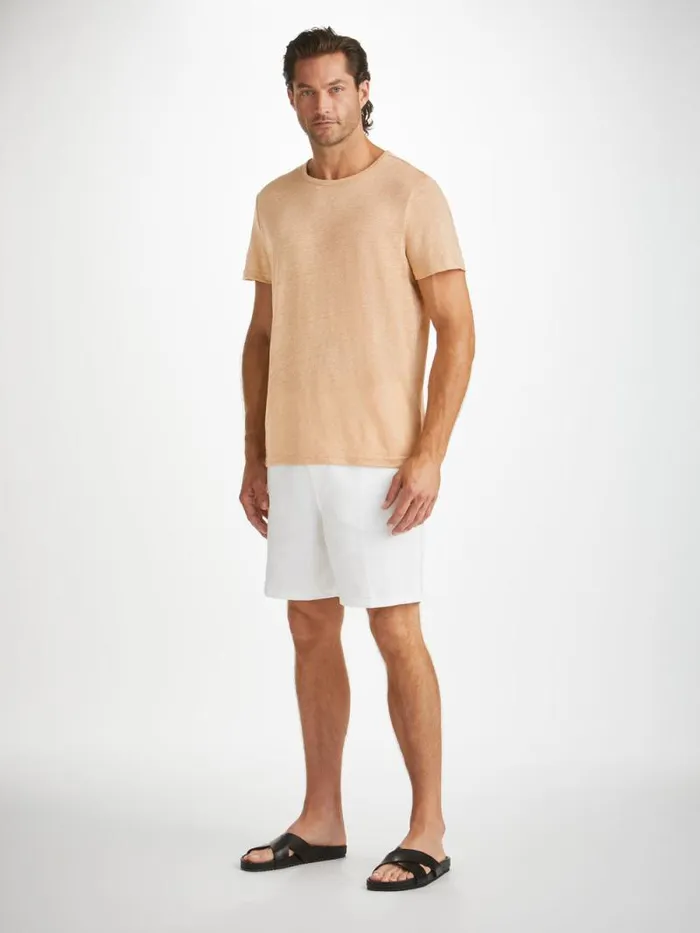 Derek Rose Short Sleeve TShirts Men TShirt Jordan Linen Sand