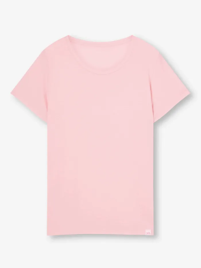 Derek Rose Short Sleeve TShirts Women TShirt Lara Micro Modal Stretch Pink
