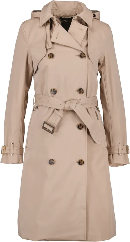 Desiree Parka Beige Women Didriksons Trenchcoats