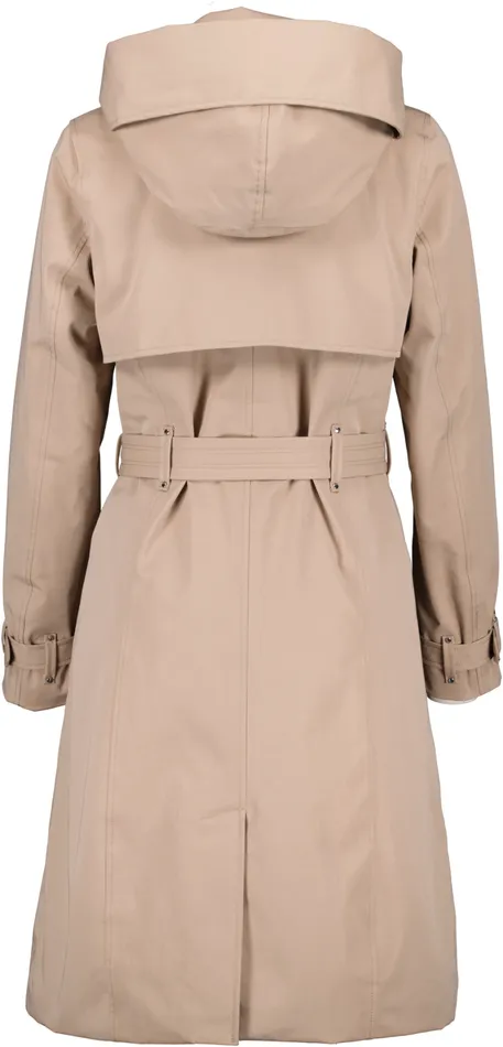 Desiree Parka Beige Women Didriksons Trenchcoats